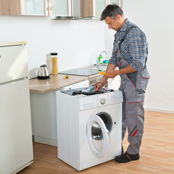 can you walk me through the steps of troubleshooting my washer issue in Chickasaw County